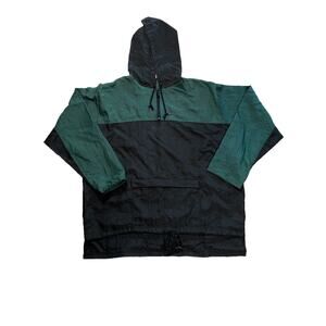 Reebok VTG 90s Color Block Full Zip Oversized On Field Windbreaker Jacket Medium